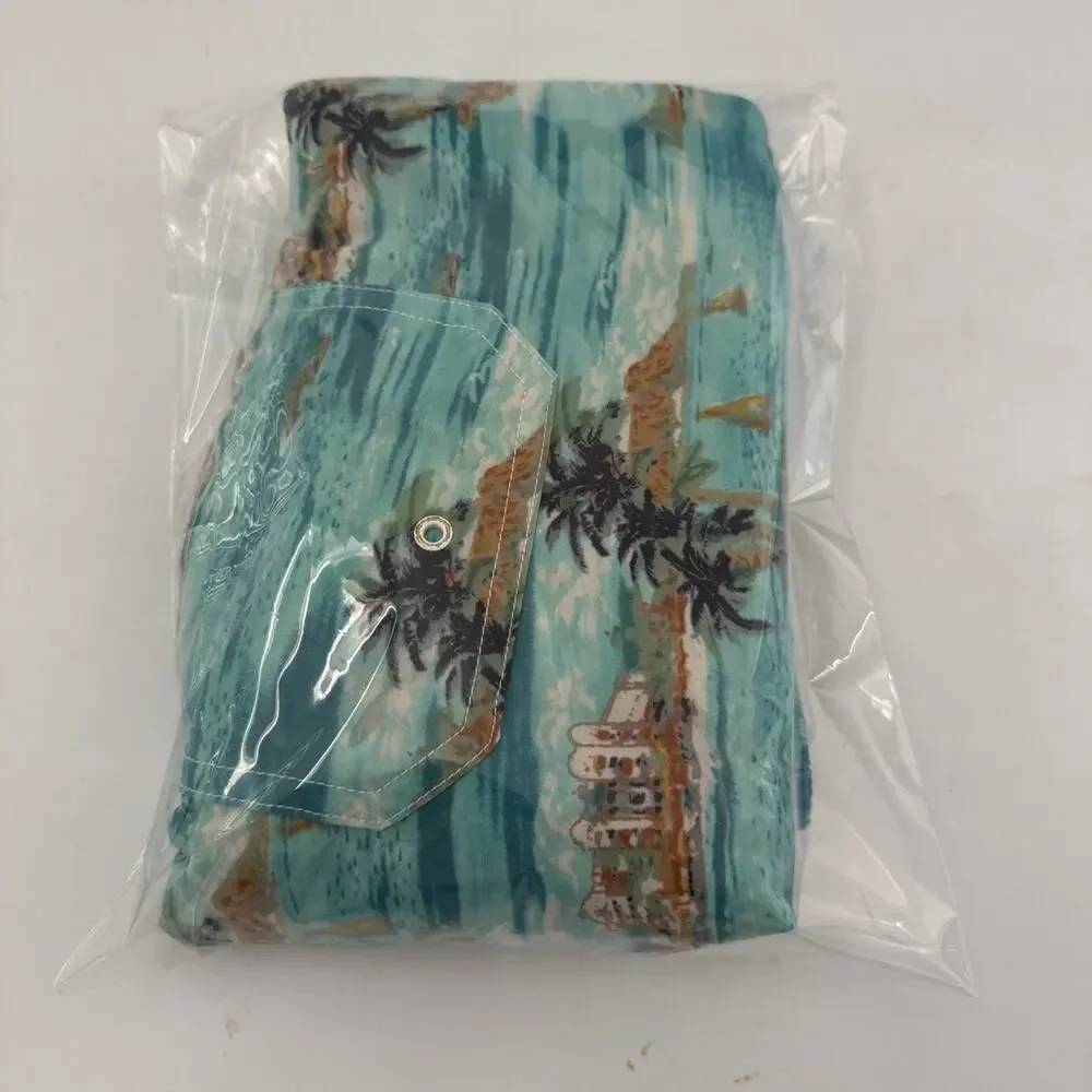 Todd Snyder Montauk Swim Trunks Mens Large Island Palm Tree Beach Board Shorts